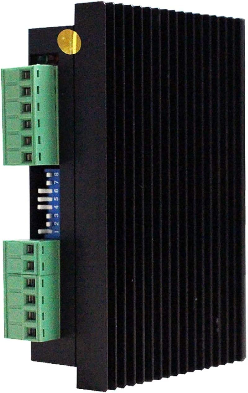 Zeelo CNC Digital Microstep Driver DM542 Stepper Motor Controller 2-Phase Digital Stepper Motor Driver 20-50V DC Max 4.2A for Nema 17, Nema 23 and Nema 34 Series Stepper Motor, Replace M542 M542H - Image 5
